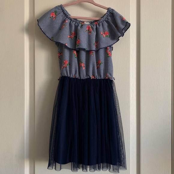 Girl’s Dress with Tulle skirt - Picture 2 of 5